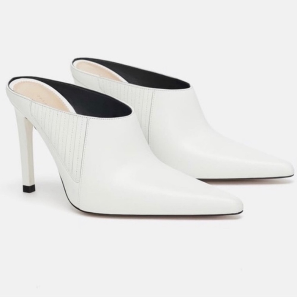 Zara heeled mules